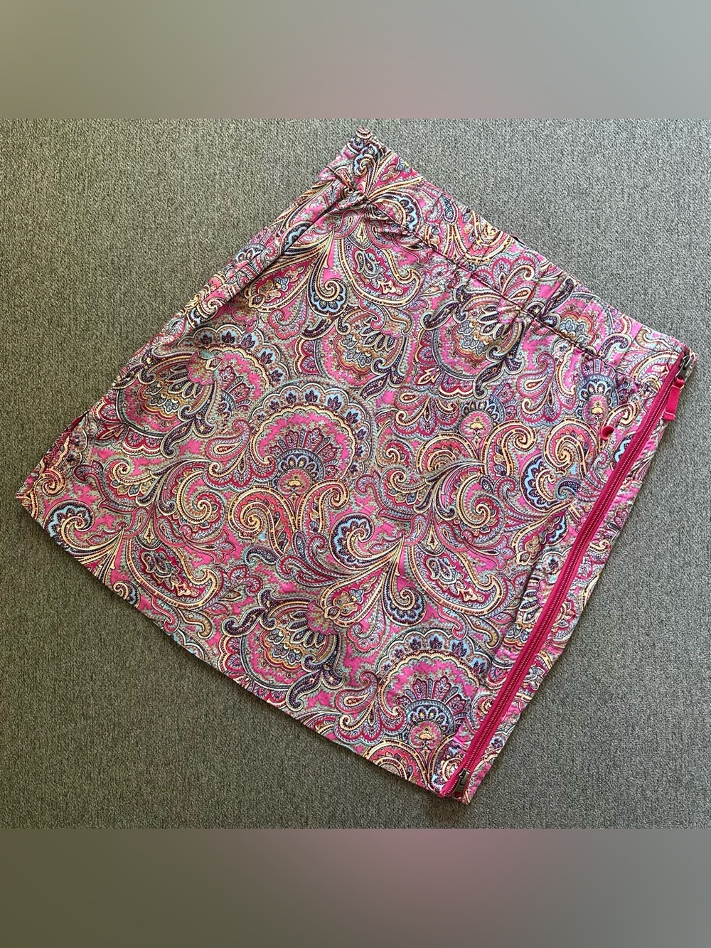 SKHOOP Paisley Cotton Skirt Medium - Picture 6 of 6